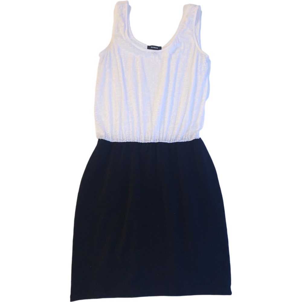 Express Two-Toned Mini Dress
